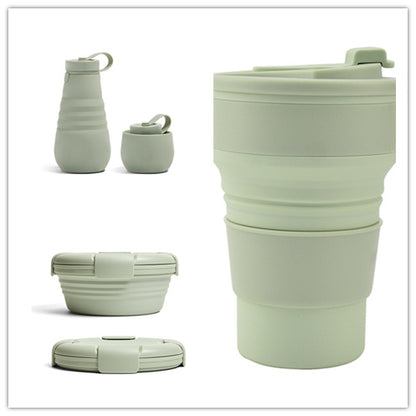 Retractable Sports Silicone Foldable Water Cup